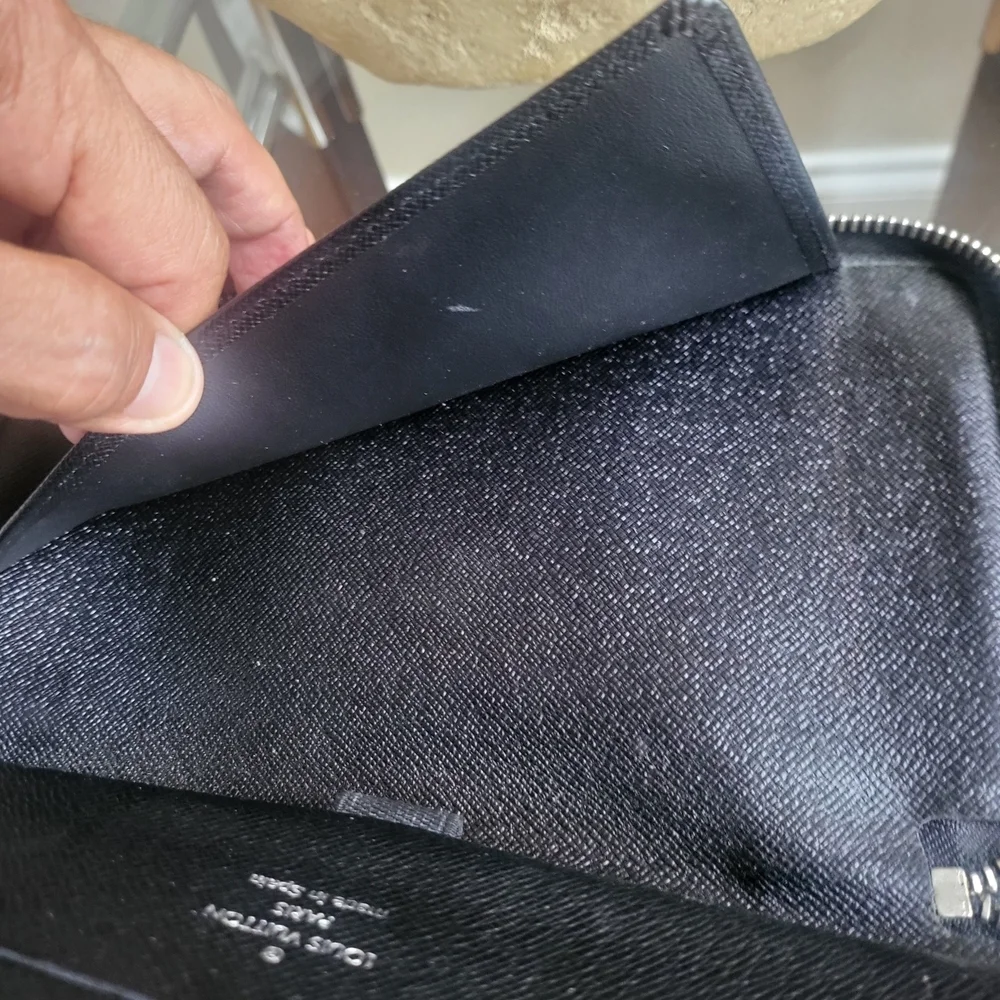Louis Vuitton Damier Graphite Zippy Extra Large Organizer. Authentic..